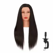 Mannequin Head Hairdresser Styling Manikin Hair Cosmetology Training Doll 26-28"