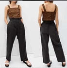 Everlane The Paperbag Organic Cotton Pant Black Size S