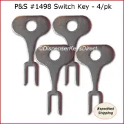 Pass & Seymour #1498 Tamper Proof Electrical Switch Key - (4/pack)
