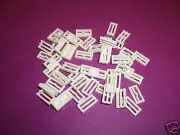 LEGO - WHITE 1x2 GRILLE PLATES - (50 pcs) - NEW!