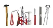 Professional Hoof Trimming Farrier Tools,8 pieces Farrier Hoof Trimming Tool Kit