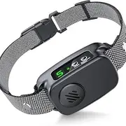 Barking Collar, Dog Barking Collar for Large Medium Dogs, with 5 Adjustable sensitivities, Automatic Barking Collar with 3 Training Modes, Anti-Barking Collar for Dogs (Black).