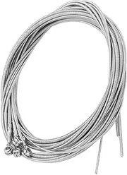 Vaguelly 5pcs Strings 5 Bass Guitar Accessories Electric Bass Guitars Silver