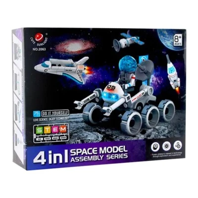 4 In 1 Space Model Kits Build Assembly Series Kids DIY Science Educational Toys