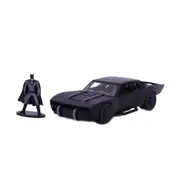 Jada Licensed 1:32 Scale Batmobile With Batman Movie 2022 Diecast Model Toy Black