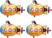 4 Pack Sea Submarine Balloon Transportant Party Supplies
