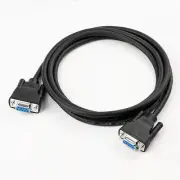 6 FT DB9 9 Pin RS232 Serial Null Modem Female Cable Adapter Connector
