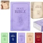 Cozy Faith Scripture Pillow That Opens Holy Bible Pillow for Kids Adults