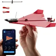 Airplane Rc Folding Paper Model DIY Motor Power Rc Plane Kids Toy Airplane Mode'