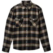 Brixton - Bowery 20th Anniversary Flannel Black/Cream