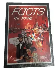 Vintage Facts in Five Game of Knowledge Bookshelf Game 1967 By 3M Company New!