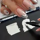 Metallic Varnish Pen Silver Chrome Metallic Painting Gel Nail Art