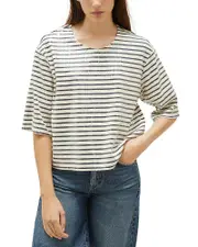 Marella Sport Gardone Striped Sequin Top