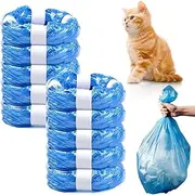 Cat Litter Bag, 10 Pack Refill Foil Rings Compatible with Litter Genie XL & Litter Locker & LitterLocker II Nappy Bin