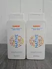 Native X DUNKIN VANILLA SPRINKLE Body Wash 18oz LIMITED EDITION Lot Of 2