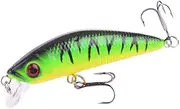 LLEIIshen 5pcs/Lot Mixed Colors Fishing Lure Set 7.2cm 7.5g Crazy Minnow Hard Bait Kit with Treble Hook Sinking Swing Wobbler Pesca Tackle/2049