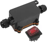 CRILSTYLEO Safe and Easy to Use Waterproof Outdoor Light Switch 12v-24v On/Off Switch for Cord Button and Electrical Projects
