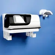 Upgraded Cpap Wall Mount Shelf Kit with Cpap Hose Hanger 2 PCS Bottom Hooks & Cpap Mask Hook, Keep Mask Neat, Save Space, Avoids Hose Tangle (White)