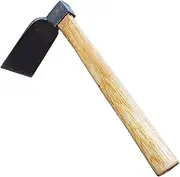 Hand Hoe, Iron Garden Hoe with 13 Inch Wooden Handle for Transplanting, Digging, Planting, Loosening Soil, Hand Garden Tool Hoes
