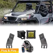 WEISEN A-Pillar 3" 40W Pods Mounts Wire For Polaris General 1000 Pulse Busbar