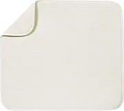 S&T Microfiber Dish Drying Mat 16" x 18" Light Cream
