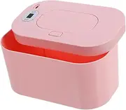 Abaodam 1pc Wipe Warmer Heated Bebe Toallitas Wet Tissue Dispenser Light Reusable Wipes Wipes Dispenser Diaper Warmer Wipes for Water Portable Wipes Heater Abs Pink