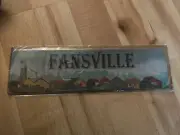 Welcome To Fansville Dr. Pepper Metal Collectible Sign 15"x4" NEW!