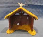 Hagen Renaker Specialty, Manger with Dove, Christmas, # 3024, Retired, US Made