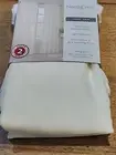 North Crest Home Panel Pair 2- Sheer Curtains Light Filtering 100% Poly New