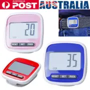 Digital Pedometer for Walking Step Counter with Clip Large Display Battery AU