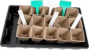 Toddmomy 1Set Plant Growing Cups Nursery Pots for Seedlings Safe Durable for Germination Root Friendly Design for Home Gardening