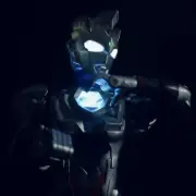 Ultraman Z Alpha Edge. Lightning Action Figure. BANDAI. 7inches