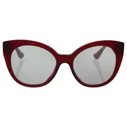 Miu Miu Miu Miu MU 07R TKW-5J0 - Opal Bordeaux/Grey by Miu Miu for Women - 55-18-140 mm Sunglasses