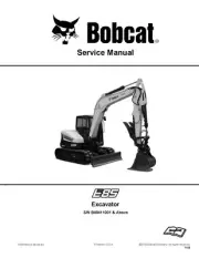 Paper Bobcat E85 Compact Excavator Workshop Manual Service Shop Repair 732031