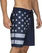 [Hurley] Men's Phantom Patriot Cheers USA Flag 20" Board Shorts