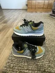✅ Stone Island x New Balance 574 Legacy Light Green Clay Men's US 11 - U574LGTN