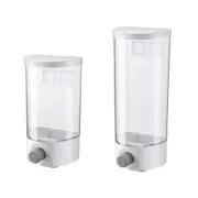 Wall Mounted Automatic Rice Cereal Dispenser Transparent Grain Storage