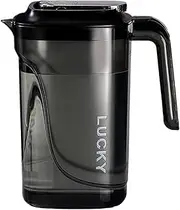 Fridge Water Dispenser, 2200ml Large-Capacity Beverage Container, Food-Grade Acrylic Pitcher, Leakproof Tap Design, Slim Space-Saving Body, ABS Material, 7.68x5.12x8.27in