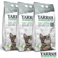 在飛比找Yahoo奇摩購物中心優惠-歐瑞YARRAH 可篩式有機貓砂 7kg x 3包入