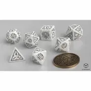 The Witcher Dice Set with Coin - Geralt - The White Wolf