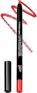 Sedell Professional Mini Lipstick & Lip Liner Pencil, Maroon,