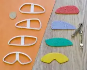 7cm Organic Polymer Clay Cutters | Hair Clip Cutters | French Barrette Cutters