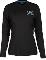 Klim Solstice -1.0, functional shirt longsleeve women , color: Black , size: L