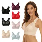 Women's Seamless Bra Pullover Lace Bralettes Back Smoothing Sexy Yoga Bra Sports