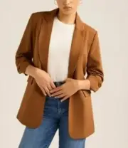 Unique 21 Women One Button Blazer Size 6