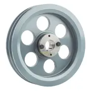 Cast Iron 8.75" Dual Groove Pulley Belt B Section 5L with 1-1/8" Sheave Bushing