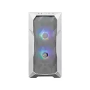 Cooler Master MasterBox TD300 Mesh ARGB Micro-ATX Mini Tower Case - White [TD300-WGNN-S00]