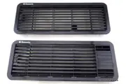 Black Complete Vent Set for 3 Way Fridge Dometic Caravan Fridge Under 90 Litres