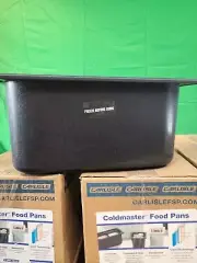 Carlisle CM110203 Foodpan Coldmaster 1/3 Size 6” Black