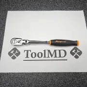 Snap-on Tools USA NEW 1/4" Drive ORANGE Soft Grip Long Flex Head Ratchet THLF72